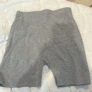 Brandy Melville Gray Biker Shorts